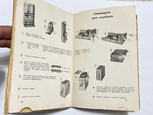 Manual Máquina De Costura Antiga Elna
