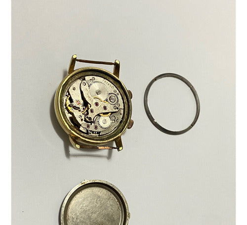 Relógio Antigo De Pulso Poljot 18 Jewels Dourado