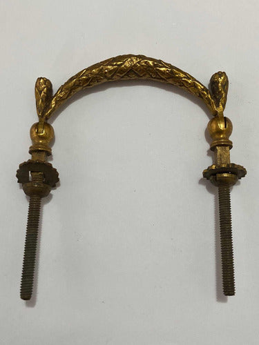 Puxador Antigo Para Móveis Em Bronze
