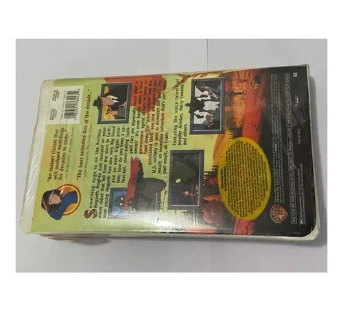 Antiga Fita Vhs Com Boneco The Iron Giant Warner Bros - Lot1