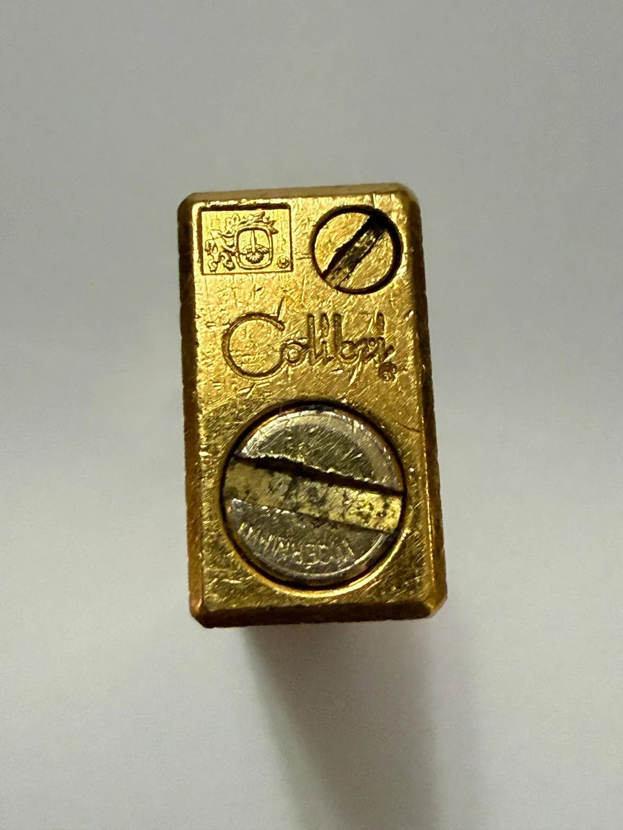 Isqueiro Antigo Colibri John Sterling Dourado Original