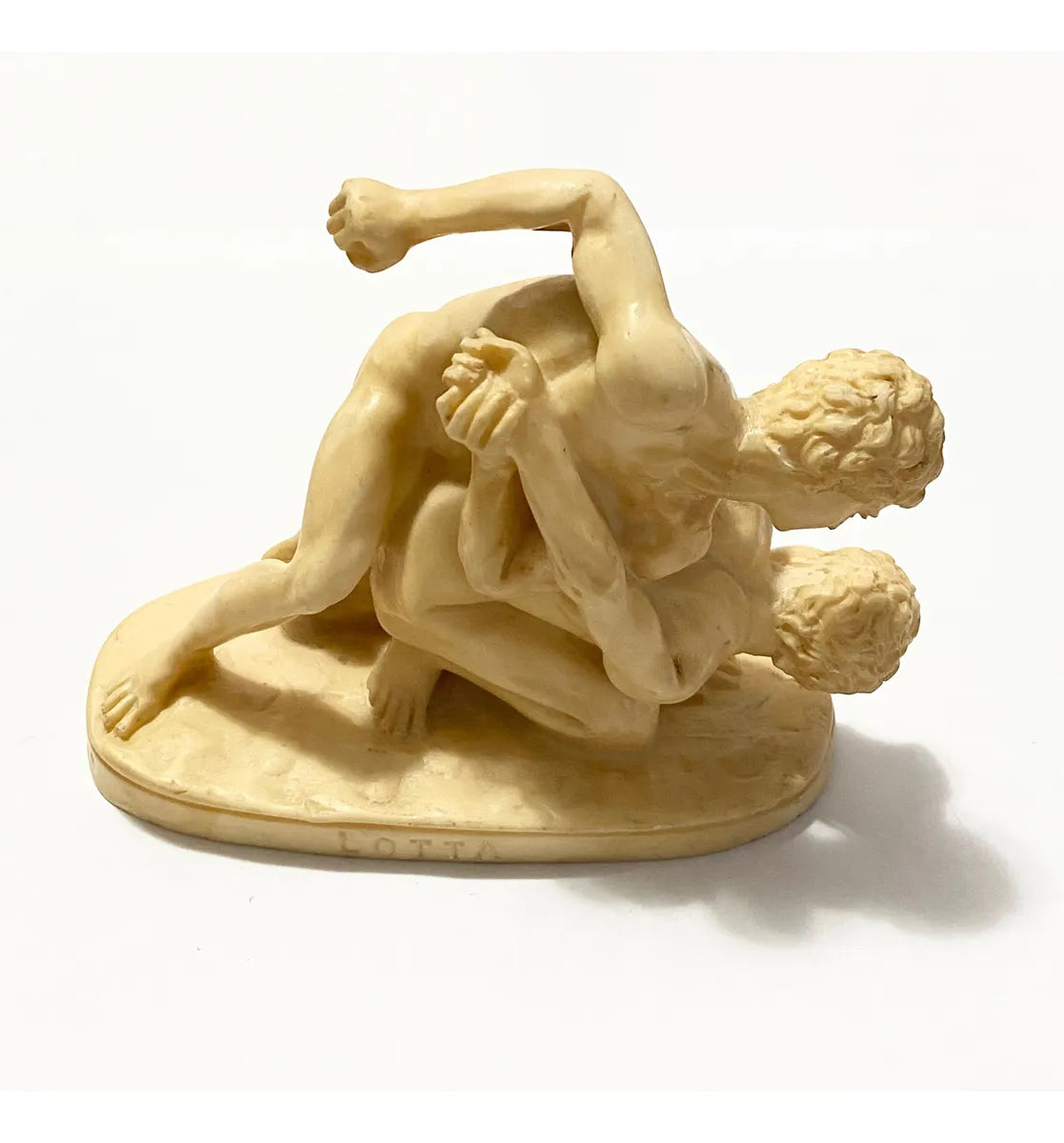 Escultura Antiga Luta Greco Romana Lotta A.santini - Italia