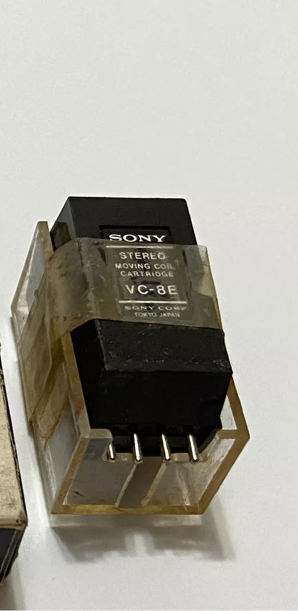 Antigo Raro Cartucho Sony Vc-8e + Agulha Ag-110 Toca Discos
