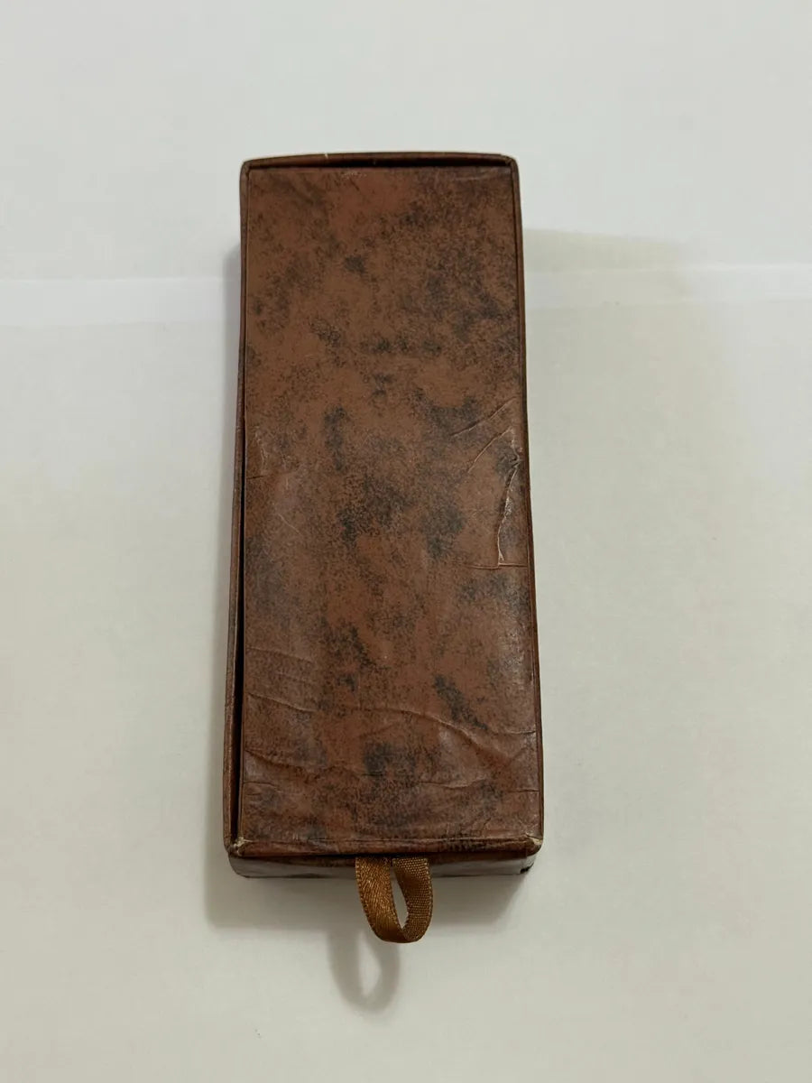 Antiga Caneta Sable Formato Charuto Com Estojo Marrom