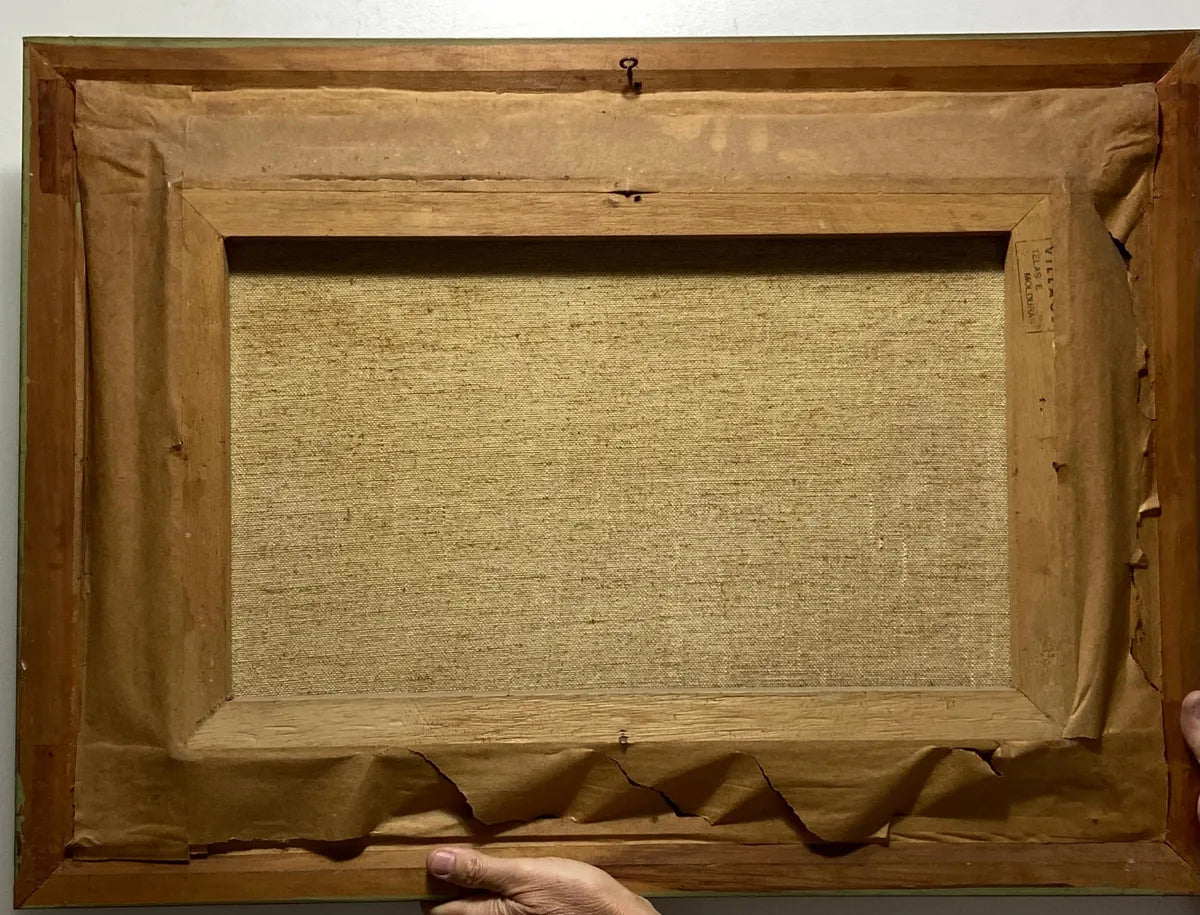 D. Urban 1984 - Quadro Antigo Ost Paisagem Rural Brasileira