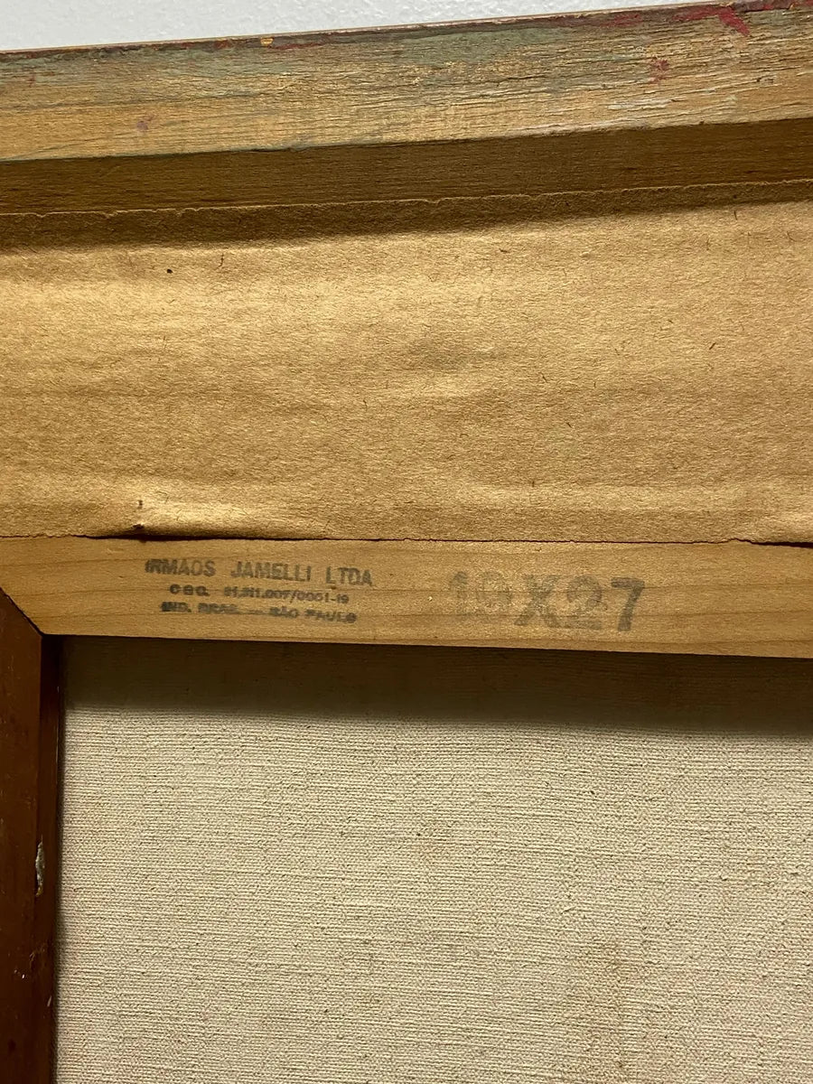 A. Dubsky - Pintura Óleo S/ Tela Casario Antigo