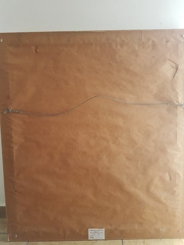 Antigo Quadro De Vidro Natureza Cachoeira Bassett Fine Arte