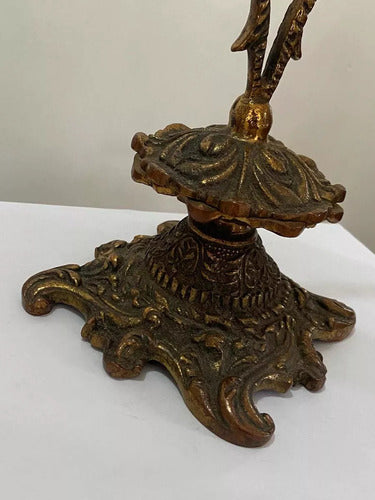 Suporte De Fruteira Em Bronze