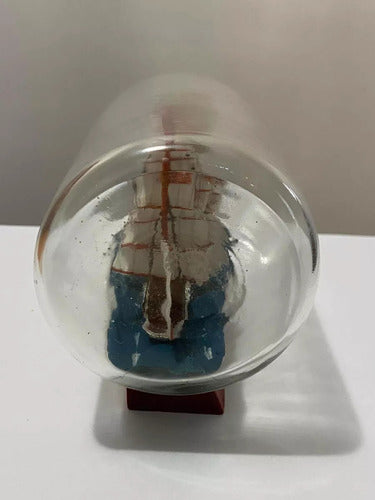 Antigo Barco Na Garrafa Caravela Angra Dos Reis