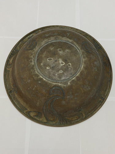 Bacia antiga Grande com relevo Art Nouveau – 47,5cm