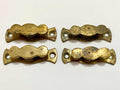Antigas Roldanas De Bronze Para Cortina - Kit C/ 4
