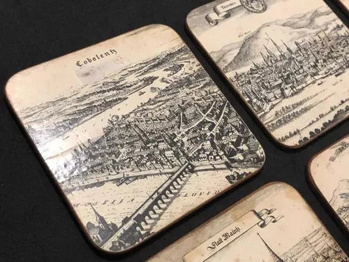 Fotos Antigas Europa Em Placa De Madeira