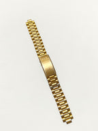 Pulseira De Relógio Antiga Dourada Technos 18mm