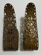 Suportes Antigos De Bronze Para Cortinas