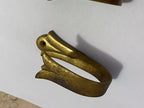 Suportes Antigos De Bronze Para Cortina - 9cm Lote 3