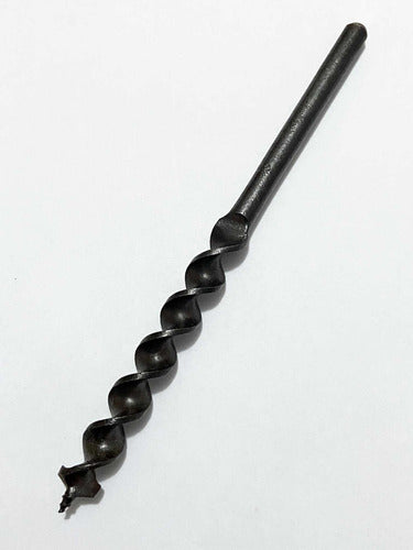 Ferramenta Antiga Broca De Ferro Com Marca