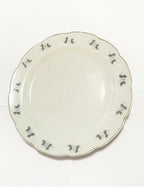 Prato Antigo De Porcelana Chinesa Marca Xiang Shan Florido