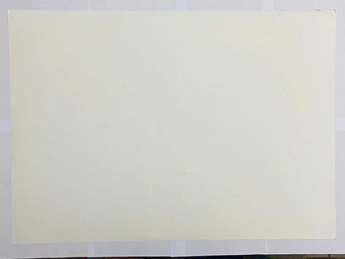 Quadro Gravura Antiga Árvore da Vida Litografia Assinada 41/65