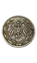 Antiga Moeda Prata Alemanha 1/2 Mark 1912