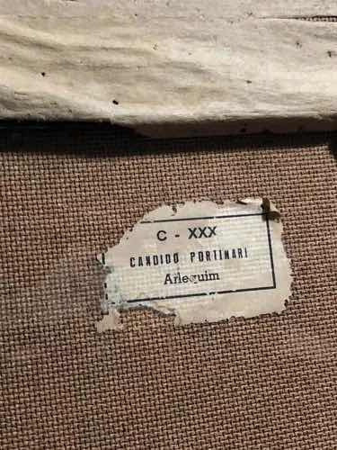 Quadro Reprodução Antiga Arlequim - Cândido Portinari