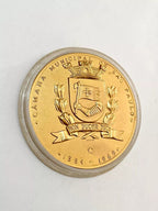 Antiga Medalha 1969 Palácio Anchieta São Paulo Dourada