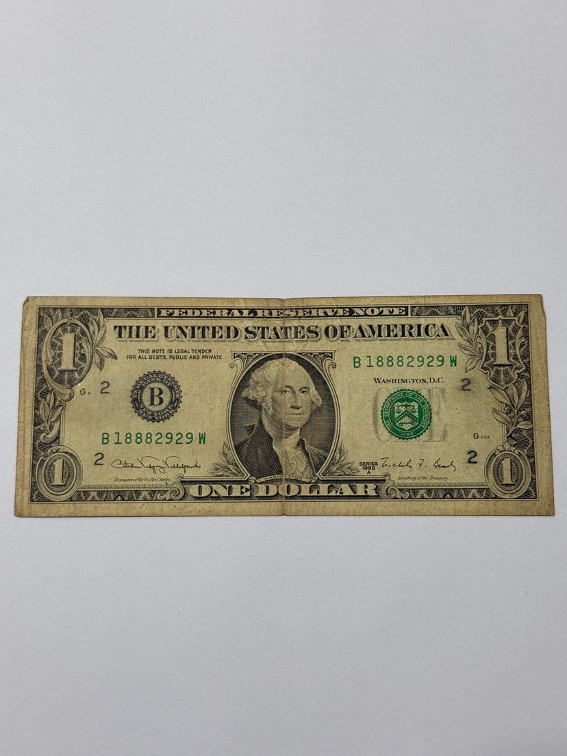 lote 4 cédulas antigas 1 dólar eua 1988a 1993 2003a