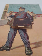 Cartão Postal Antigo Com Mini Fotos Antigas França