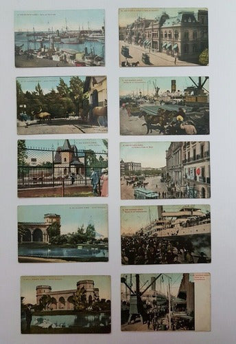 Cartões Postais Antigos Raros Da Argentina - Lote 10