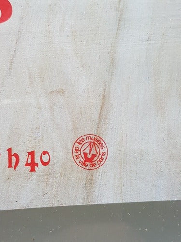 Antigo Poster Paris França Museu Petit Palais 1985