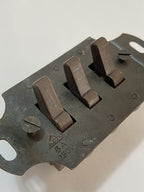 Antigo Interruptor Triplo Em Baquelite
