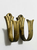 Suportes Antigos De Bronze Para Cortina - Lote 6