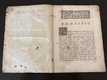 Livro Antigo Raro 1758 Theologia Moralis De Antonii Godeau - Teologia Cristã Em Latim