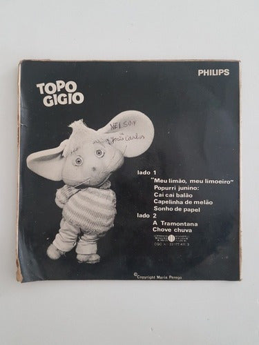 Disco Compacto Antigo Topo Gigio