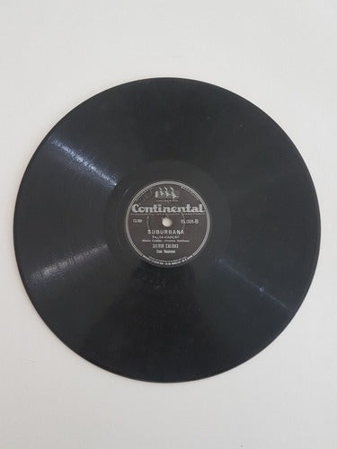 Disco Antigo 78 Rpm Silvio Caldas - Suburbana