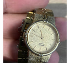 Relógio Antigo Seiko Quartz Dourado Japan 1400-0250