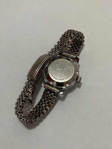 Antigo Relógio Bucherer Automatic 17 Jewels Suiço Cor Prata