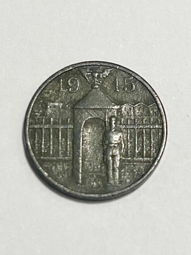 Antiga Moeda Alemanha Klein Munchen Lagergeld 1915 1 Pfennig