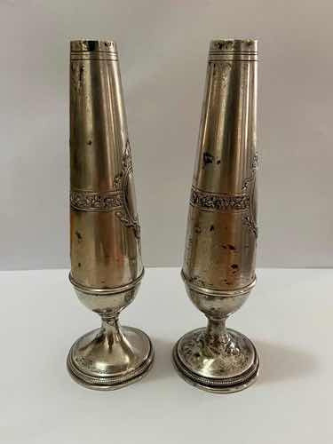 Vaso Antigo De Prata Com Marca