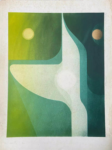 Quadro Gravura Antiga *pássaro* Assinada E Numerada