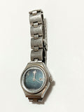 Relógio Antigo Orient Crystal 21 Jewels Japan Fundo Azul