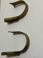Suportes Antigos De Bronze Para Cortina - Lote 2