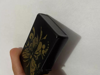 Isqueiro Antigo Com Desenho Borboleta