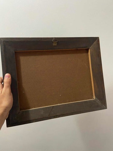 Quadros De Madeira Pintura Florida Flores - Arte Antiguidade