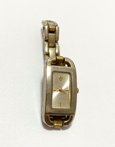 Relógio Antigo Quartz Avon Com Pedras