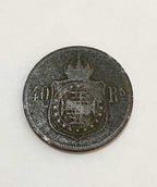 Moeda Antiga 40 Reis 1879