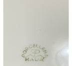 Prato Porcelana Maua Para Bolo Com Pintura Flores Antigo