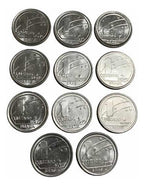 Lote Moedas Antigas Brasil 1 Cruzado