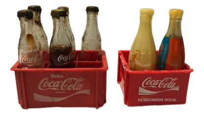 Antiga Miniatura Mini Engradado Garrafa Coca Cola