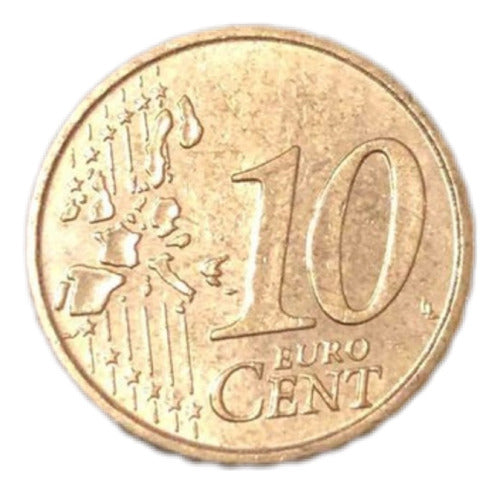 Moeda Antiga Alemanha 10 Euro Cent 2002 #lote03