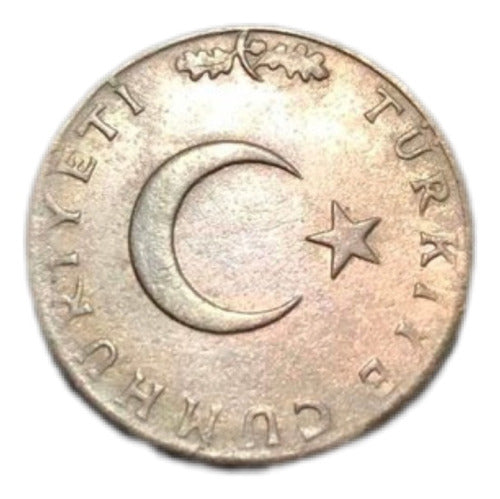 Moeda Antiga De Bronze 1959 Turquia 10 Kurus
